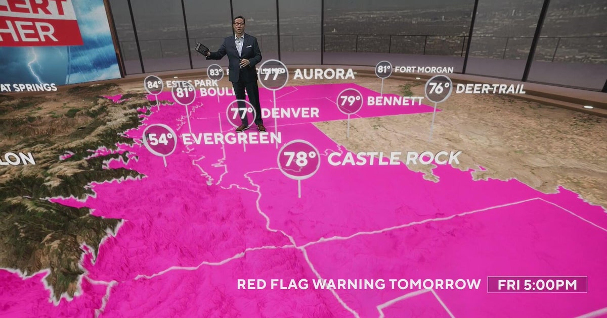 Fire Danger is ramping up with warmest weather of the year so far - CBS Colorado