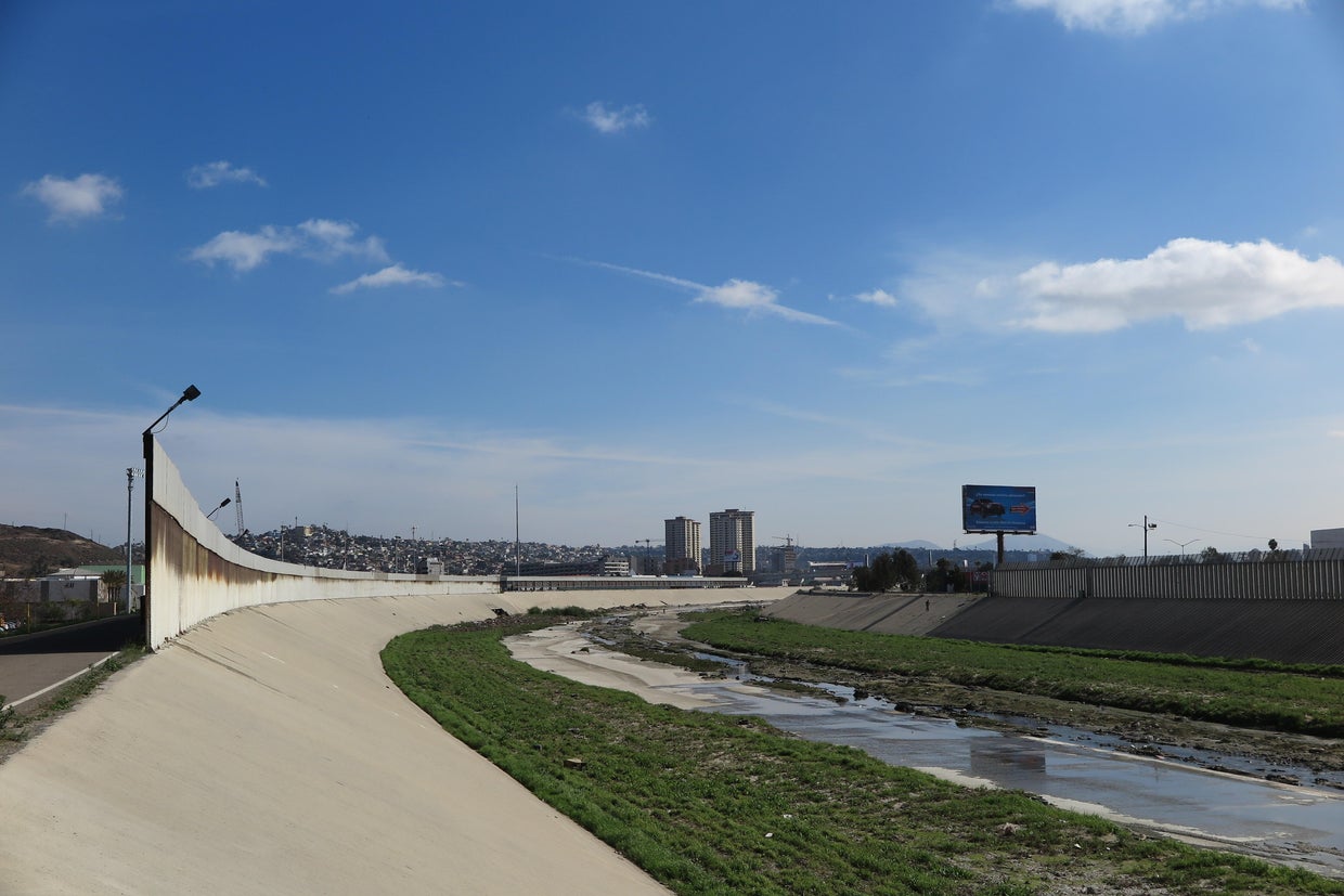 Border between the USA and Mexico