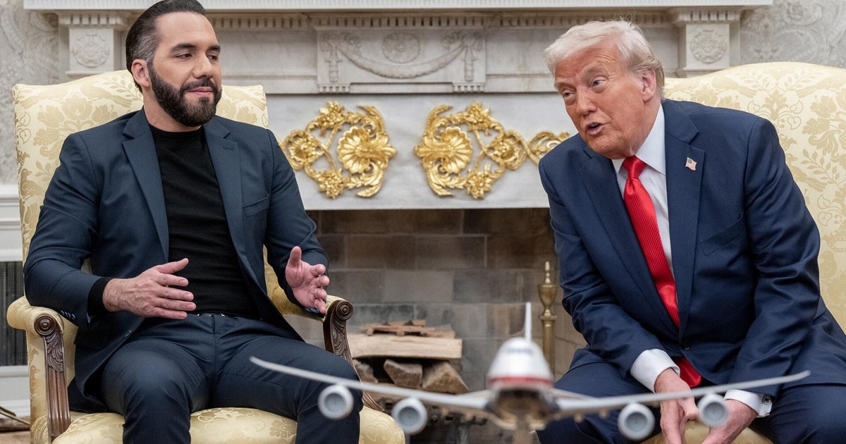 Trump, Salvadoran president show no desire to return mistakenly deported man - CBS News