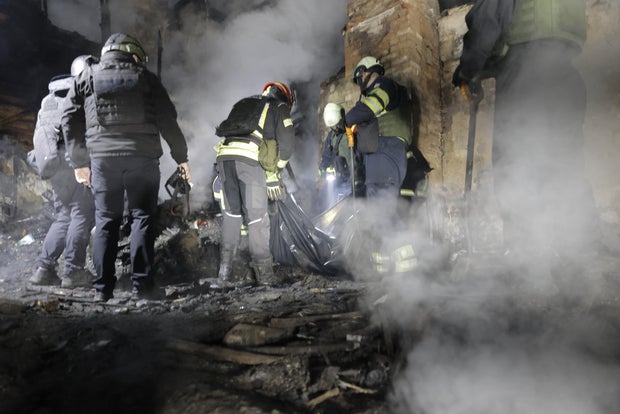 Aftermath Of A Russian Drone Attack In Kharkiv 