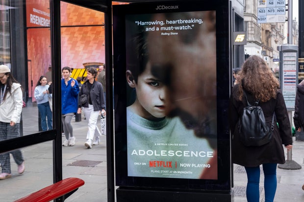 Advertising Poster For Adolescence In London 