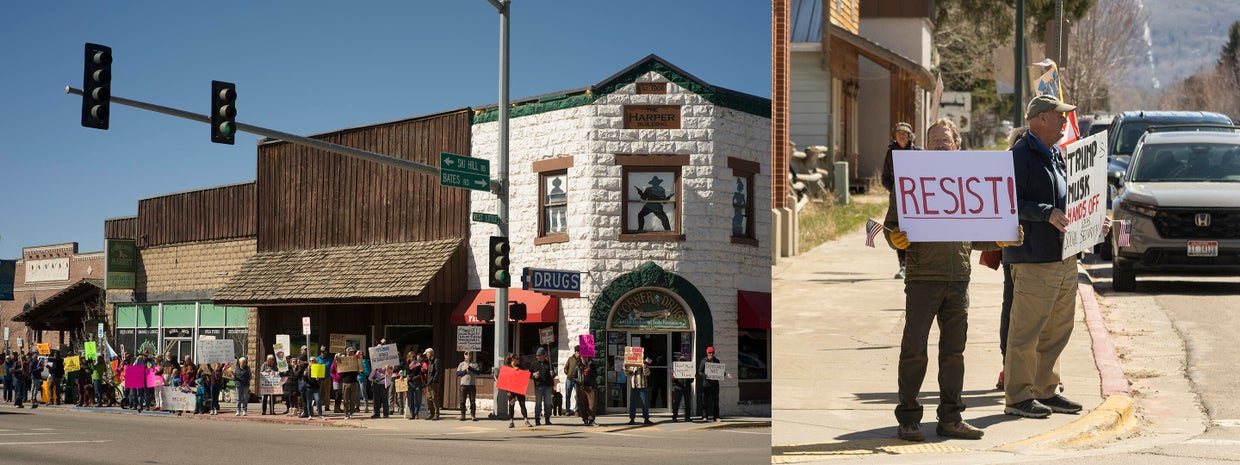Protesters Gather In Cities Nationwide To Denounce The Trump Administration