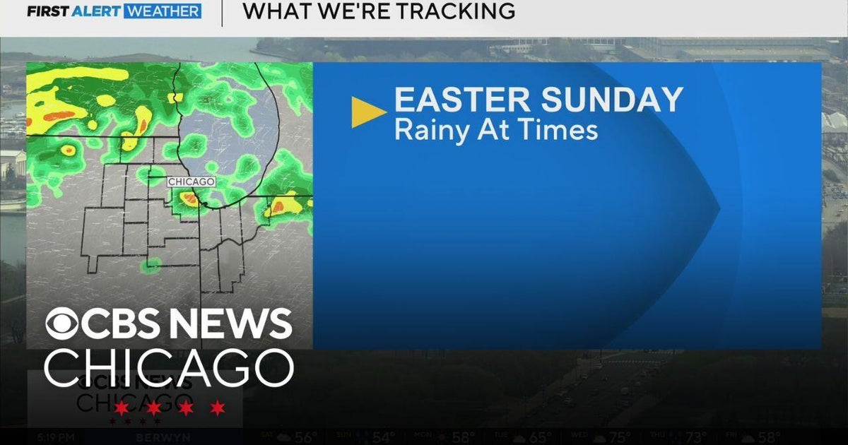 A couple rounds of rain for Easter in Chicago - CBS Chicago