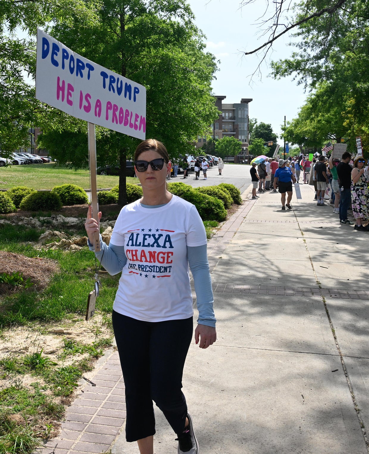 Rally against US President Donald Trump administration in Rock Hill