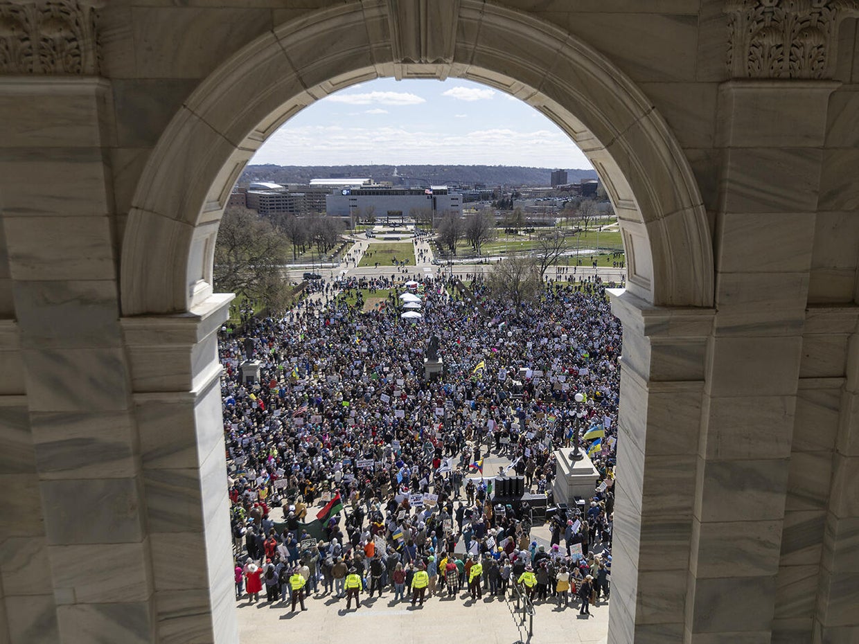 Rally against US President Donald Trump administration in Minnesota
