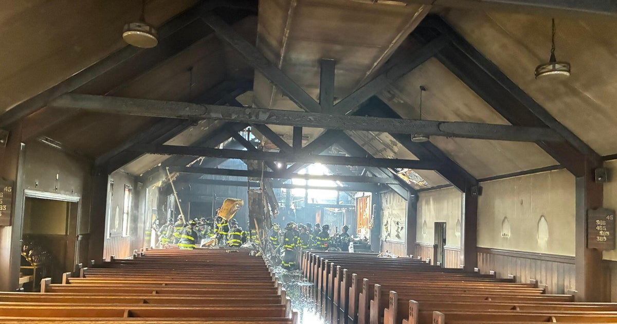 St. Edmund Church in Queens badly damaged by fire a day before Easter