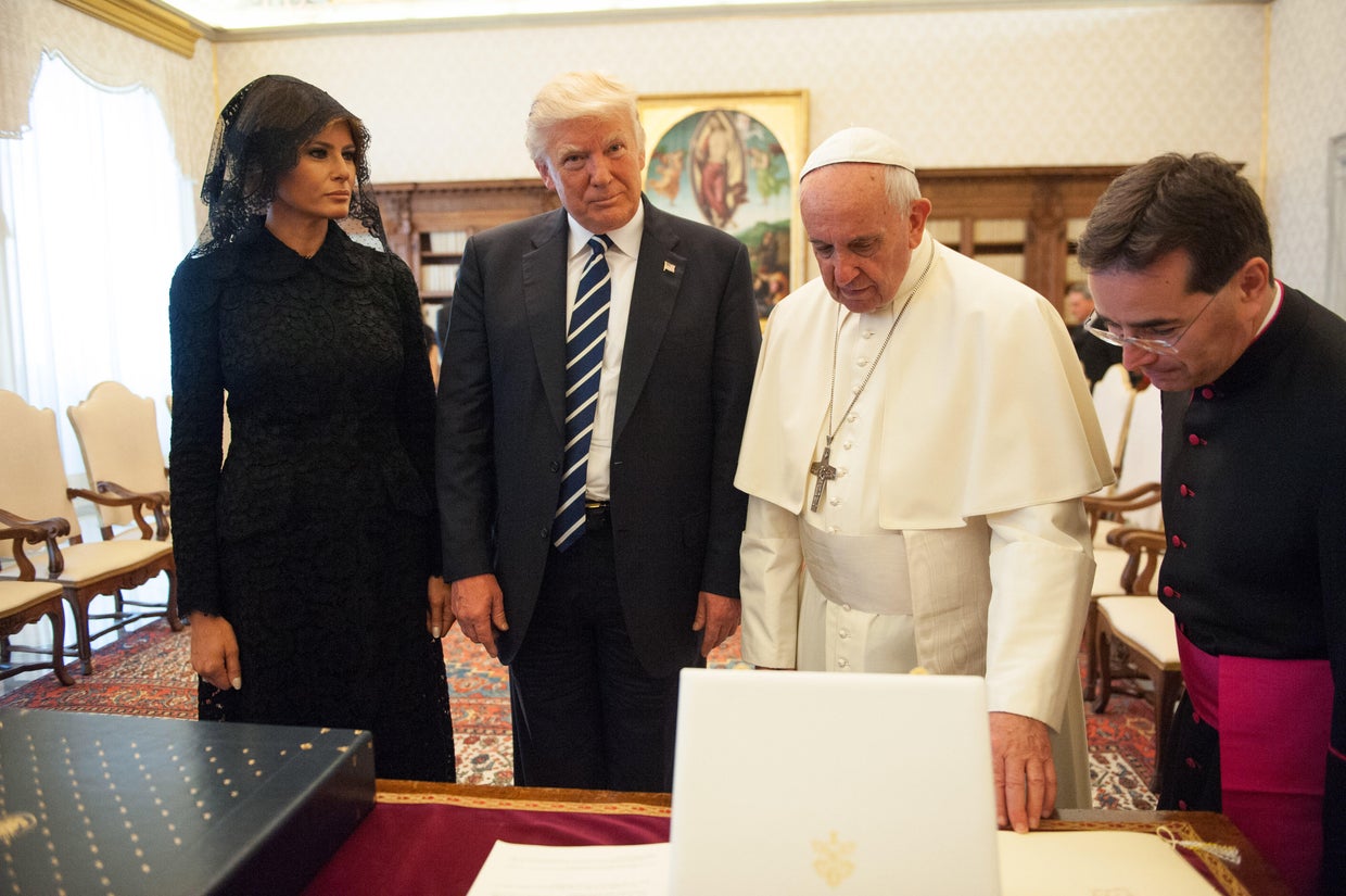 Pope Francis Meets President Donald Trump in 2017