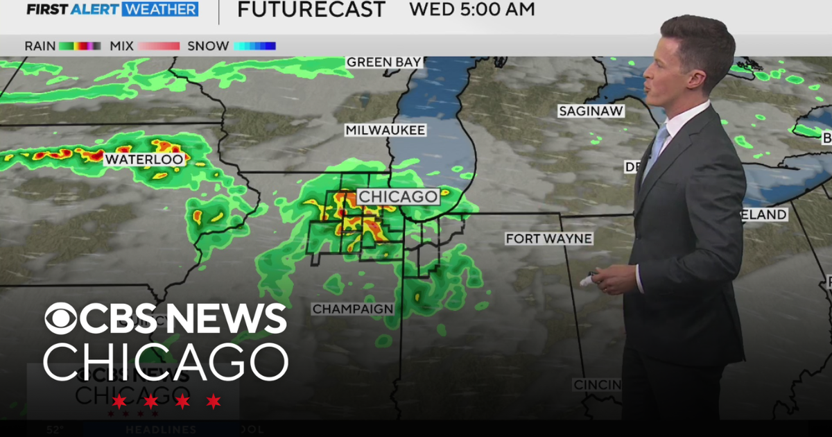Severe weather threat returns to Chicago Tuesday night - CBS Chicago