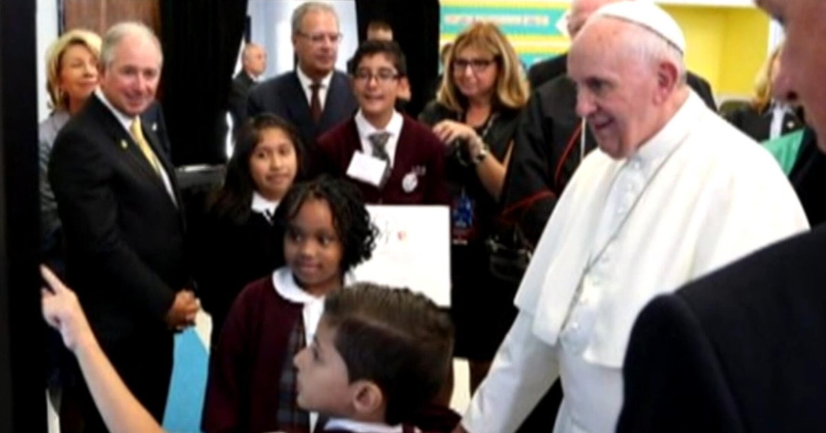 Former principal who met Pope Francis says he connected with her students