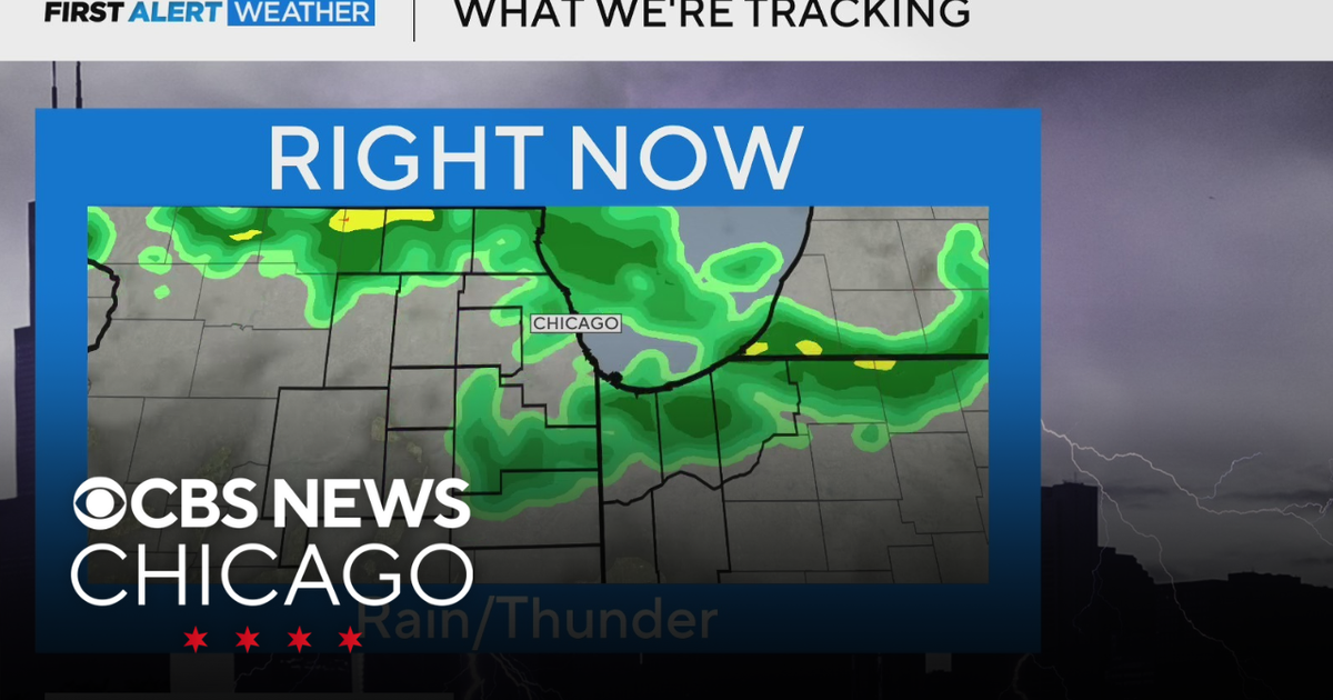 Rainy morning on Wednesday in Chicago - CBS Chicago