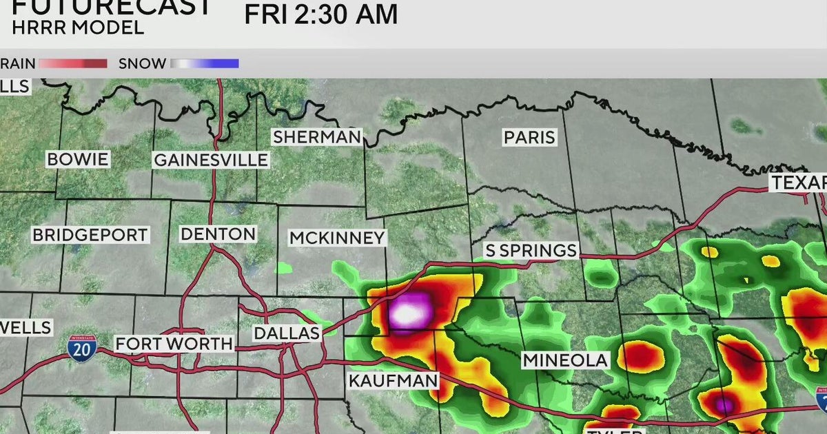 Areas of North Texas will see scattered rain and storms overnight into ...