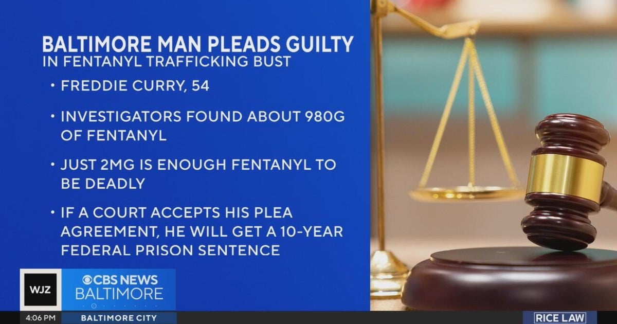 Baltimore man pleads guilty in fentanyl trafficking bust - CBS Baltimore