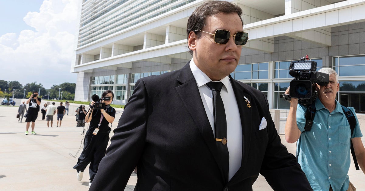 George Santos faces sentencing today on Long Island. Here's how long he faces behind bars.