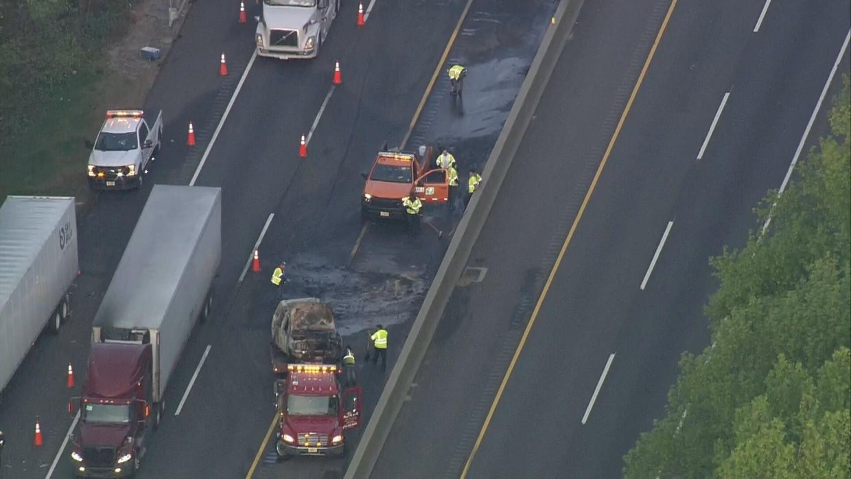 Multiple crashes slow down traffic on New Jersey Turnpike today - CBS ...