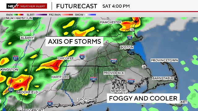 Boston weather forecast maps for this weekend show storm threat before ...