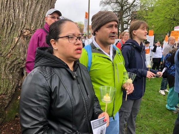 May Day 2025 protest in Union Park, Chicago. 