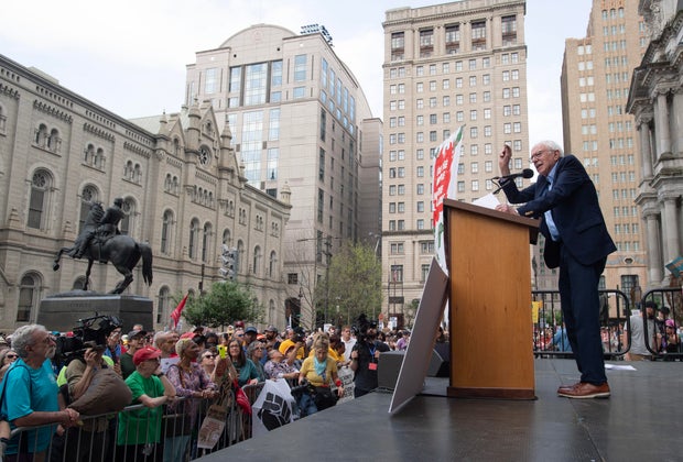 US-POLITICS-MAY DAY-SANDERS 