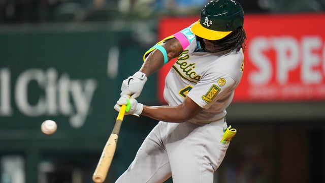 Athletics Rangers Baseball 
