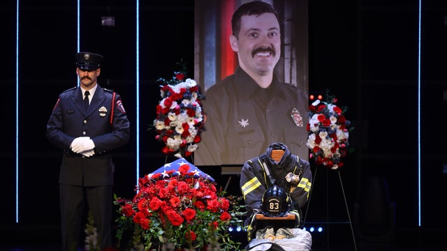 Burnsville, Minn. slain police officers and paramedic memorial service funeral 