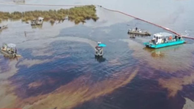 Louisiana oil spill cleanup