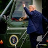 Man charged with shining laser pointer at Marine One with Trump aboard 