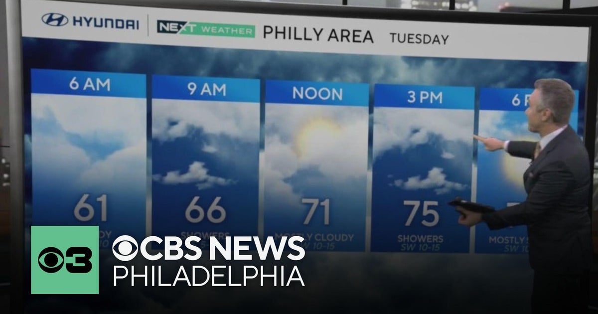 Tuesday in the Philadelphia region starts foggy with rain showers - CBS ...