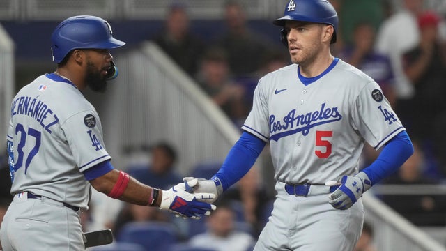 Dodgers Marlins Baseball 