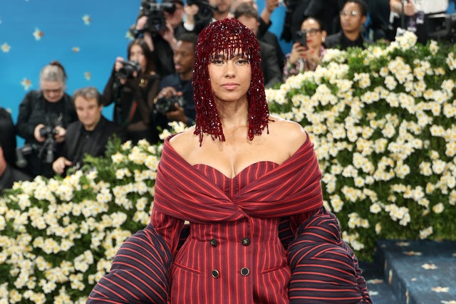met gala 2025 red dress Okay friends I heard y'all and went with the red dress. This Met was truly  something special, a night woven with legacy, culture, and some superfine  tailoring. Dress: @ivanyoungofficial @cldstyle Stylist: @styledbyjuliekozak  @