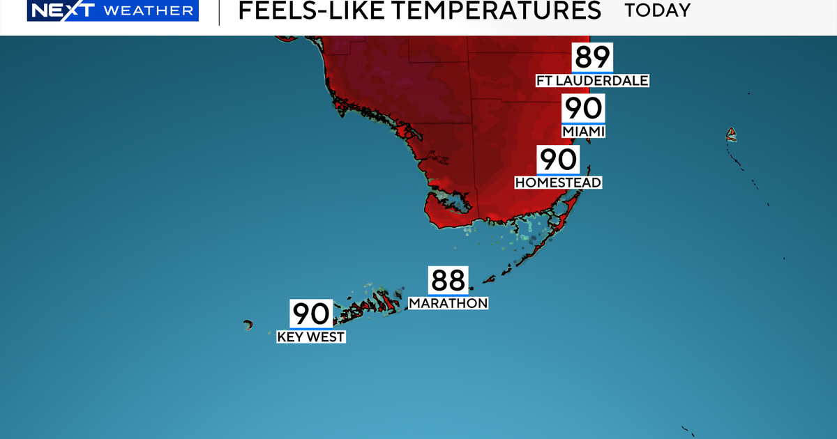 Warm and steamy across South Florida