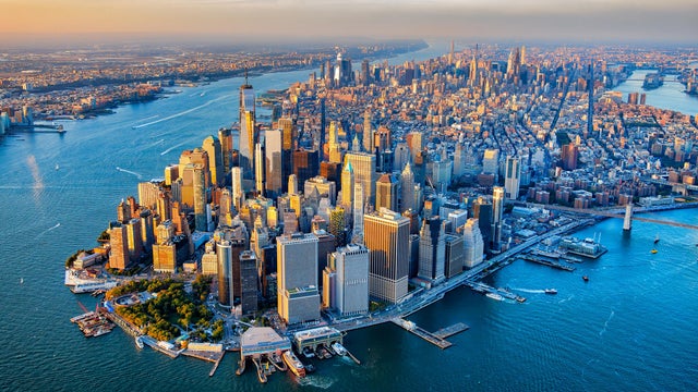 New York Cityscape Aerial 