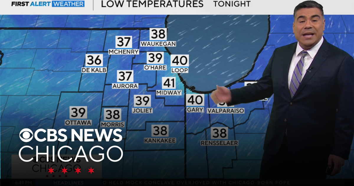 A chill Thursday night in Chicago - CBS Chicago
