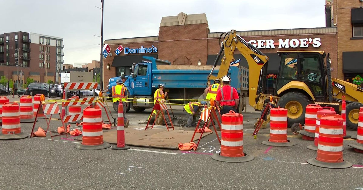 35-Foot Sinkhole Partially Closes St. Paul Street