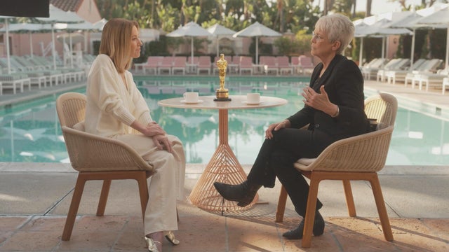 Sharyn Alfonsi and Jamie Lee Curtis 