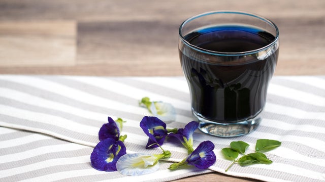 Anchan juice,fresh butterfly pea flowers ,Health 