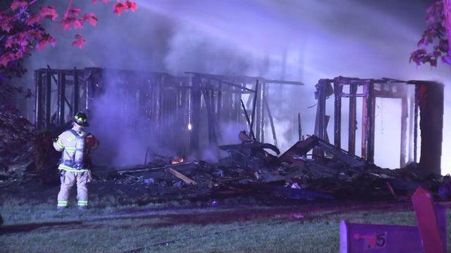 Washington Township home destroyed by explosion and fire 