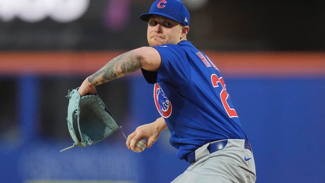 Chicago Cubs Cade Horton pitches during the second inning of a baseball game against the New York Mets Saturday, May 10, 2025, in New York. 