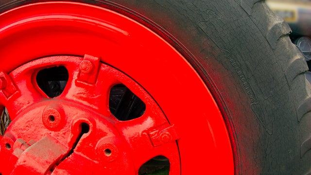 Farm Tractor Tire And Wheel 