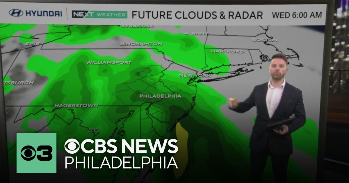 Warm Monday in Philadelphia region, tracking more rain this week - CBS ...