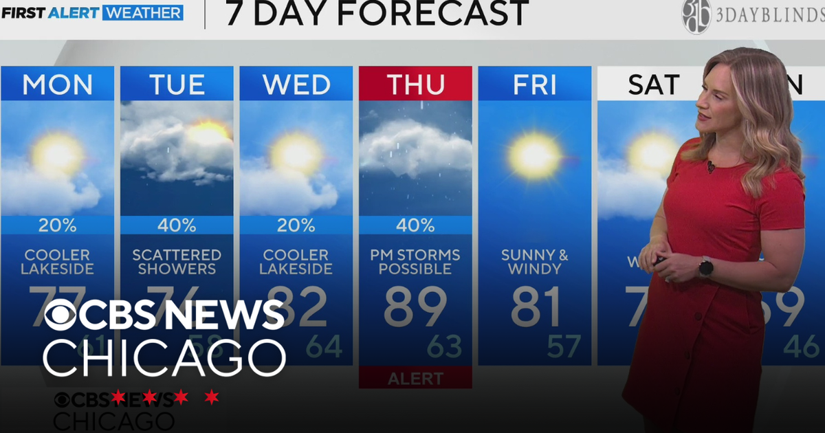 Warm day ahead, cooler lakeside in Chicago - CBS Chicago