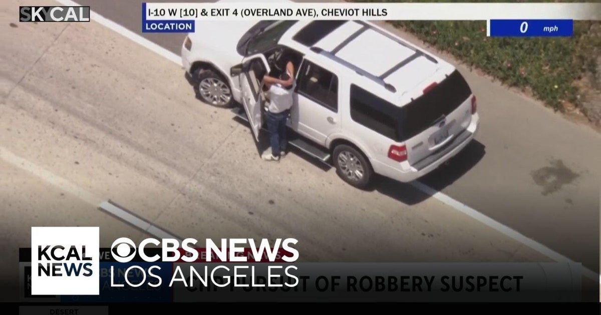 Robbery suspect in custody following pursuit from Bakersfield to Los ...