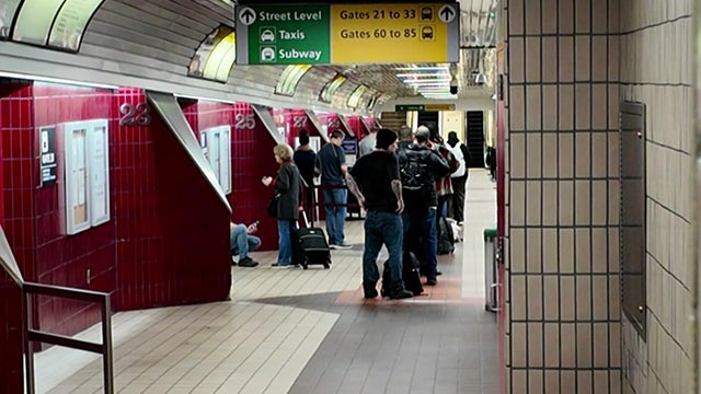 Lines at Port Authority Bus Terminal 