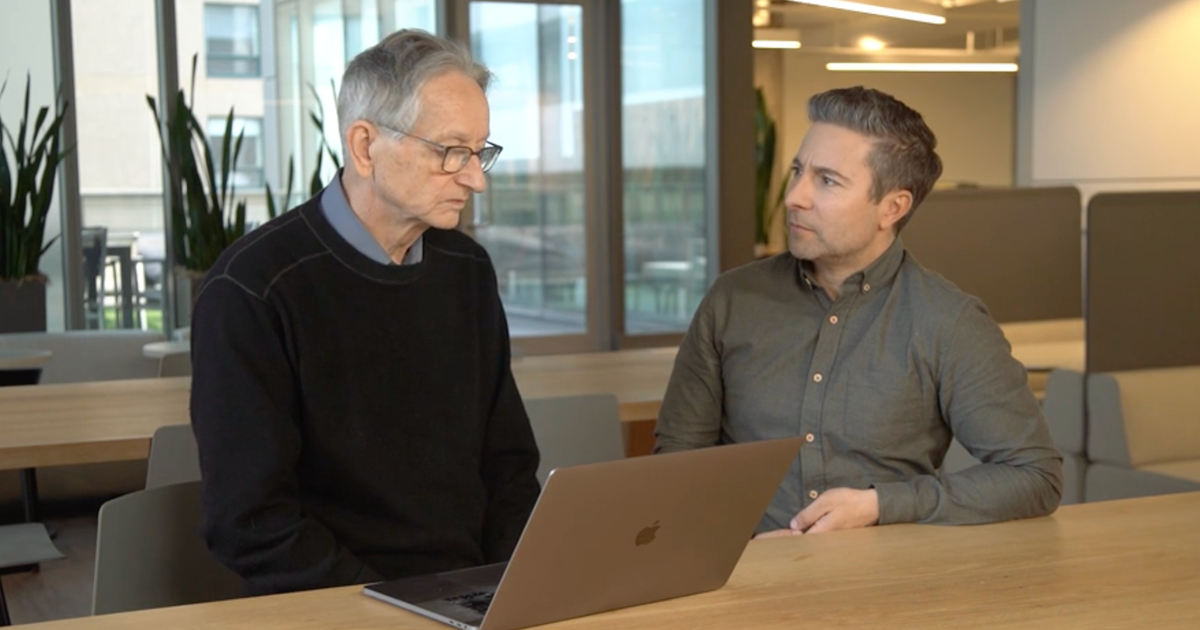 Web Exclusive: AI Pioneer Geoffrey Hinton uses current AI models Web Exclusive: AI Pioneer Geoffrey Hinton uses current AI models