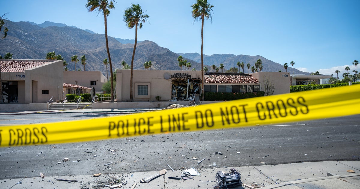 FBI: Blast near Palm Springs fertility clinic "an intentional act of terrorism"