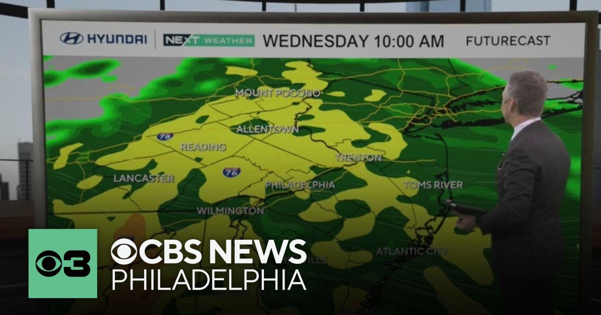 Mainly clear, cool Monday night in Philadelphia region - CBS Philadelphia