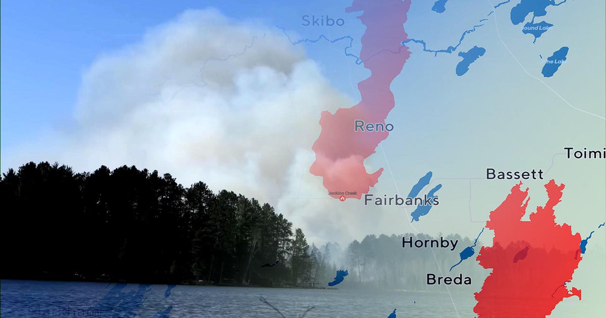 El mapa interactivo de incendios forestales de Minnesota muestra qué tan lejos se ha extendido