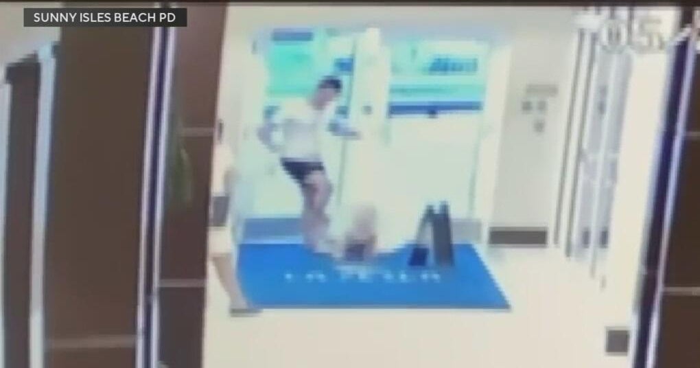 Father caught on camera kicking, dropping toddler daughter to ask judge for bond