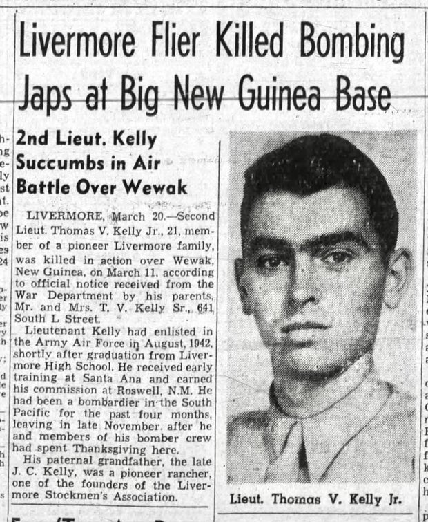 2nd Lt. Thomas Kelly Jr. news report 