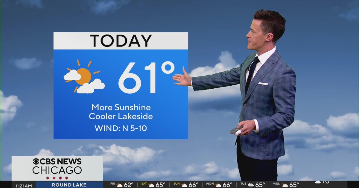 Sunshine returns on Friday ahead of Memorial Day Weekend - CBS Chicago