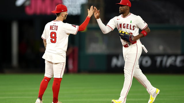 Miami Marlins v Los Angeles Angels 