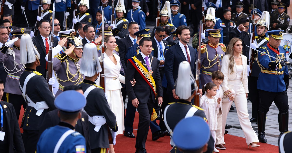Ecuador President Daniel Noboa sworn in for second term amid rising crime